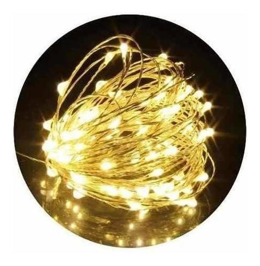 Luces Led Guirnalda Calida 50 mts